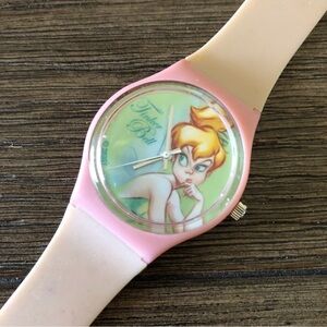 Disney Tinkerbell watercolor pink watch